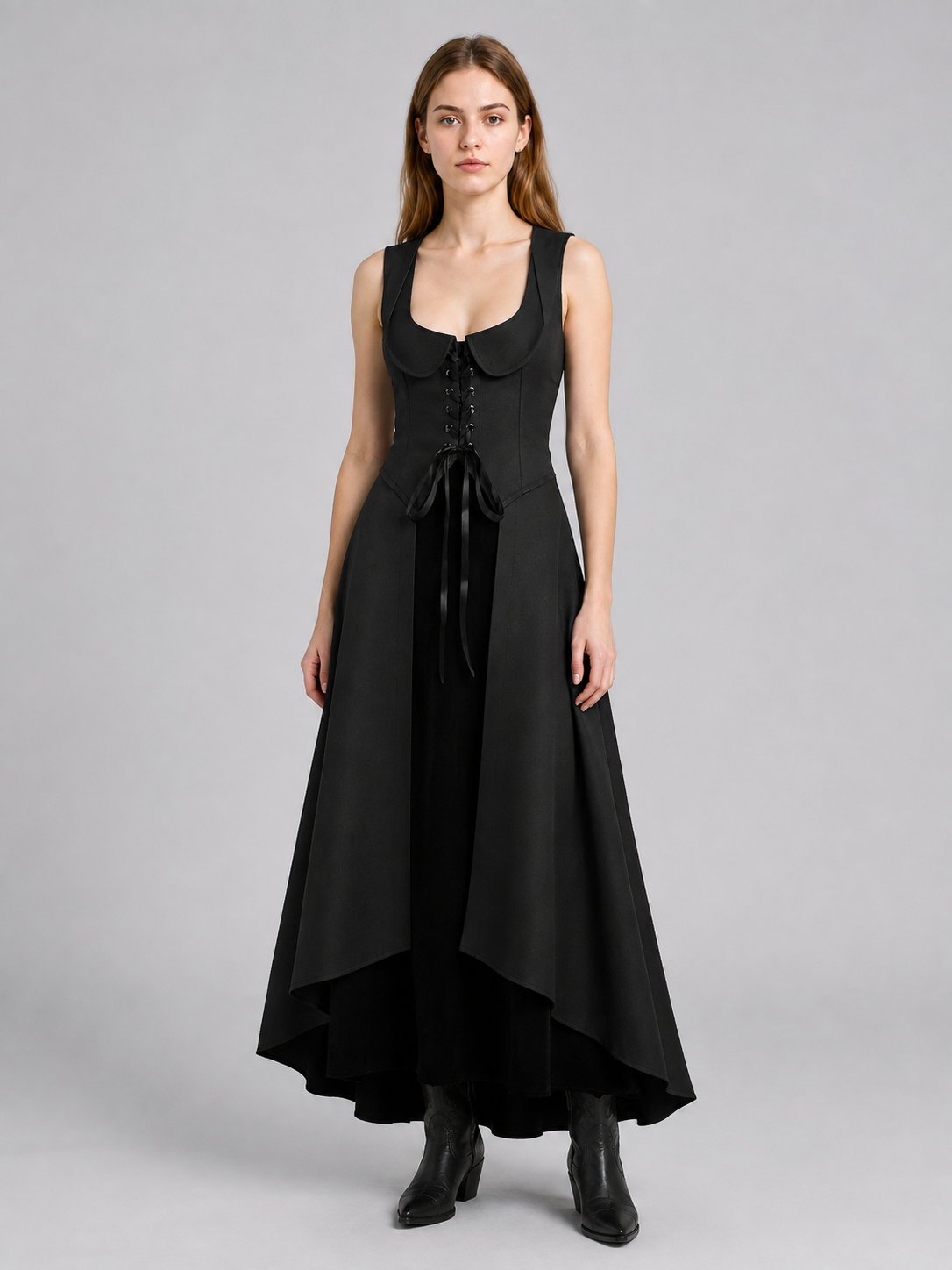 Medieval Cosplay Dress with a Flared Skirt Costume Dresses detail