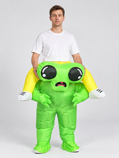 Inflatable Alien Costume with Big Eyes