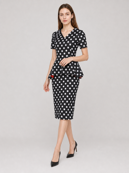 Coraline’s Mother Costume: Polka-Dot Dress