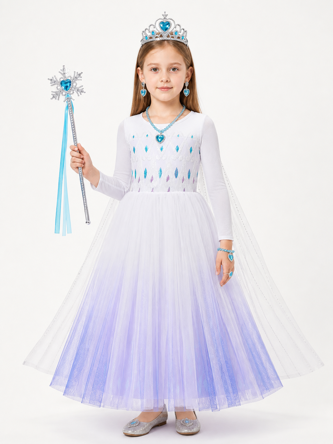 Snow Queen Costume for Halloween and Cosplay Costumes detail