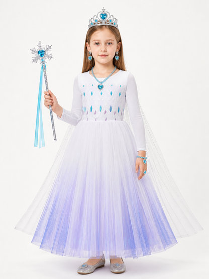 Snow Queen Costume for Halloween and Cosplay Costumes detail