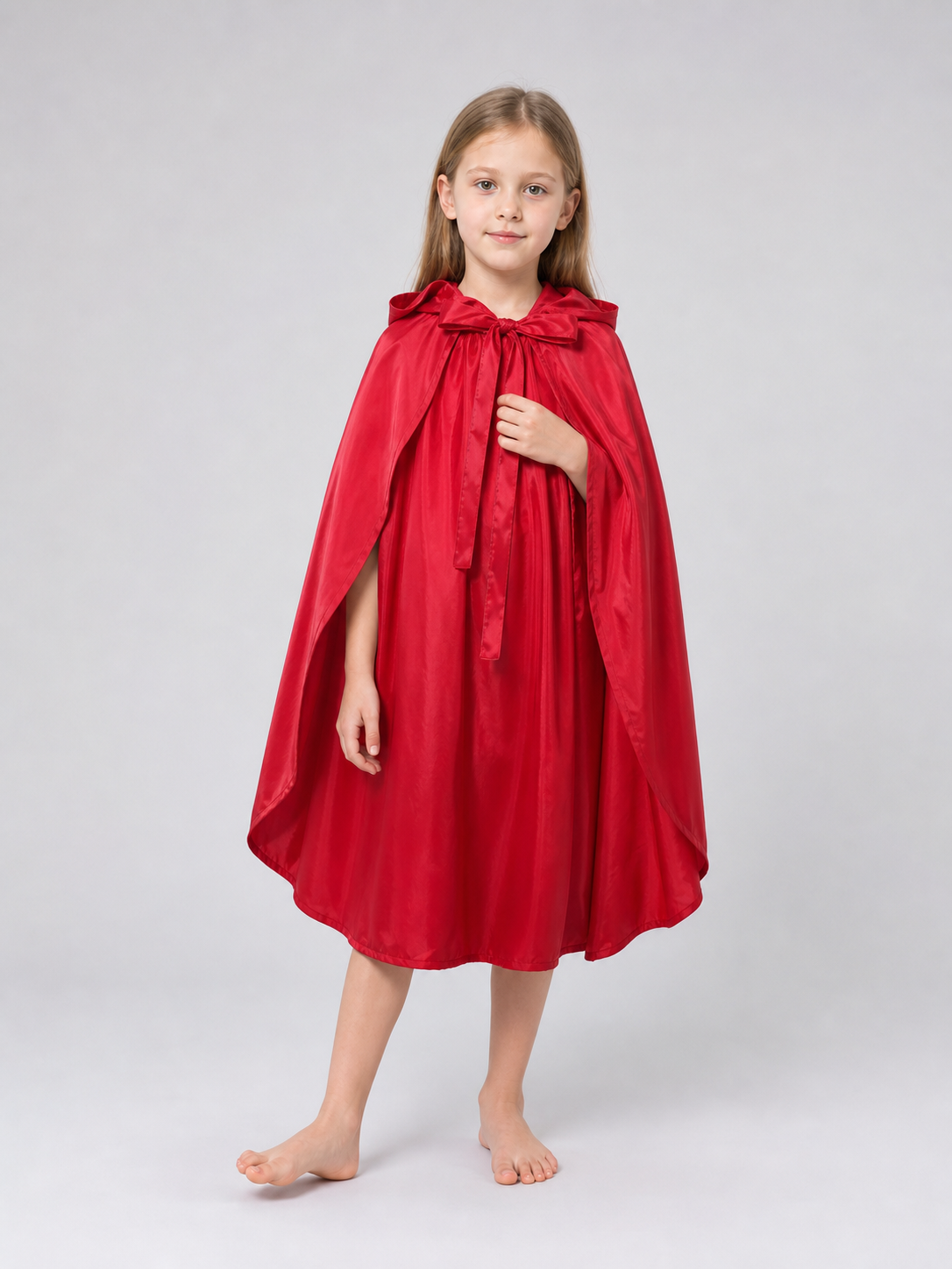 Red hooded cloak for children's cosplay