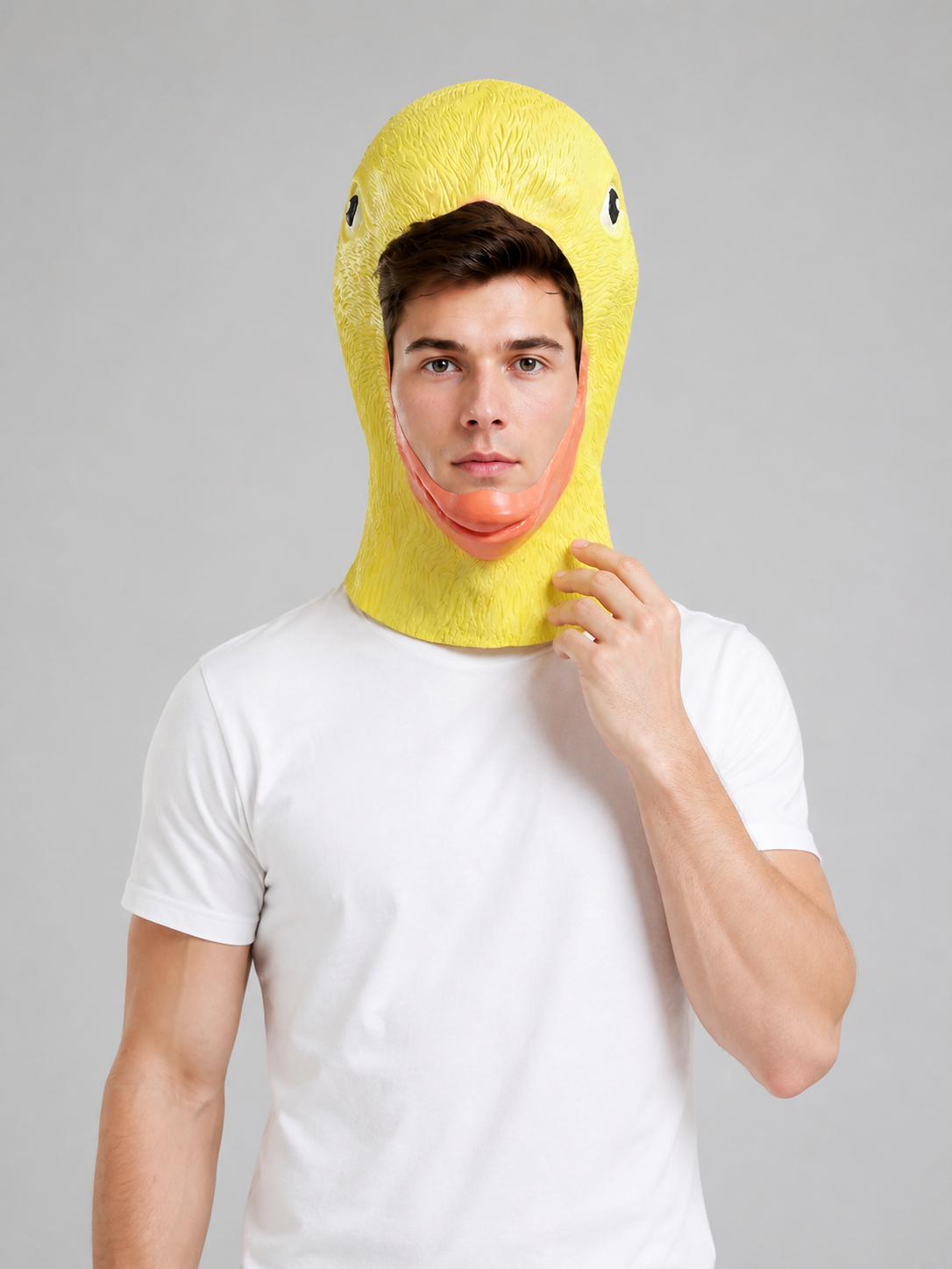 Yellow Duck Carnival Headwear for Halloween Costumes detail