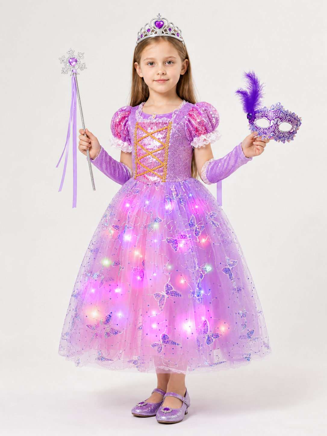 Light-Up Princess Costume for Halloween Costumes detail