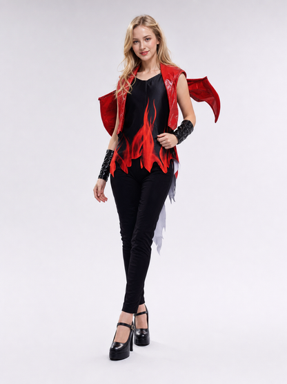 Halloween Devil Costume with Accessories