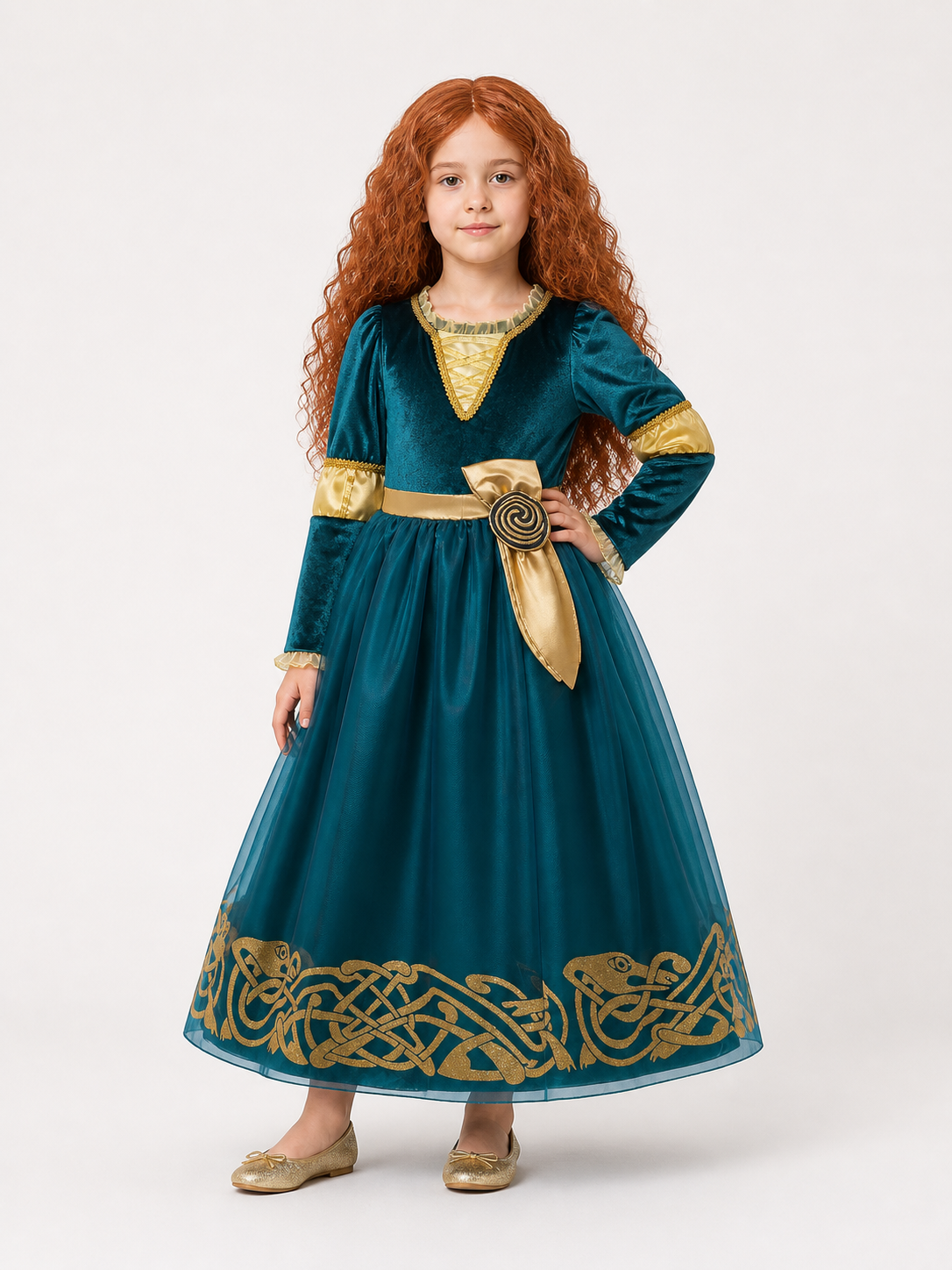 Halloween Princess Costume with Wig Costume Wigs detail