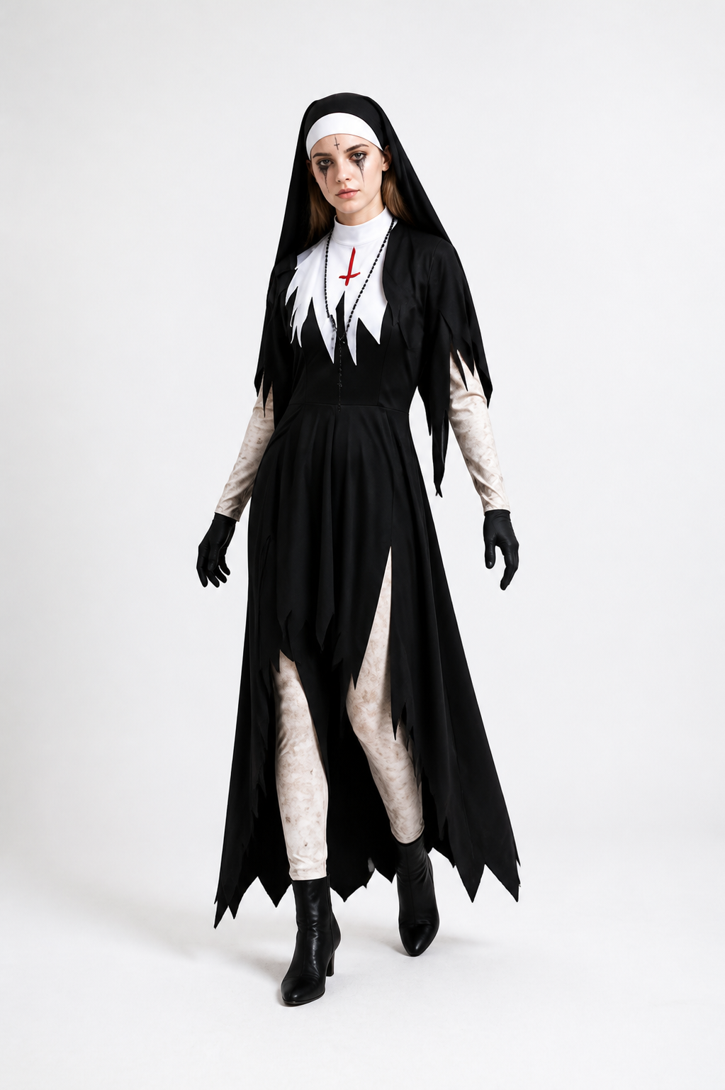Carnival Costume: Dress, Headpiece, Gloves Costume Dresses detail 2