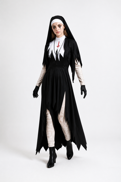 Carnival Costume: Dress, Headpiece, Gloves Costume Dresses detail 2