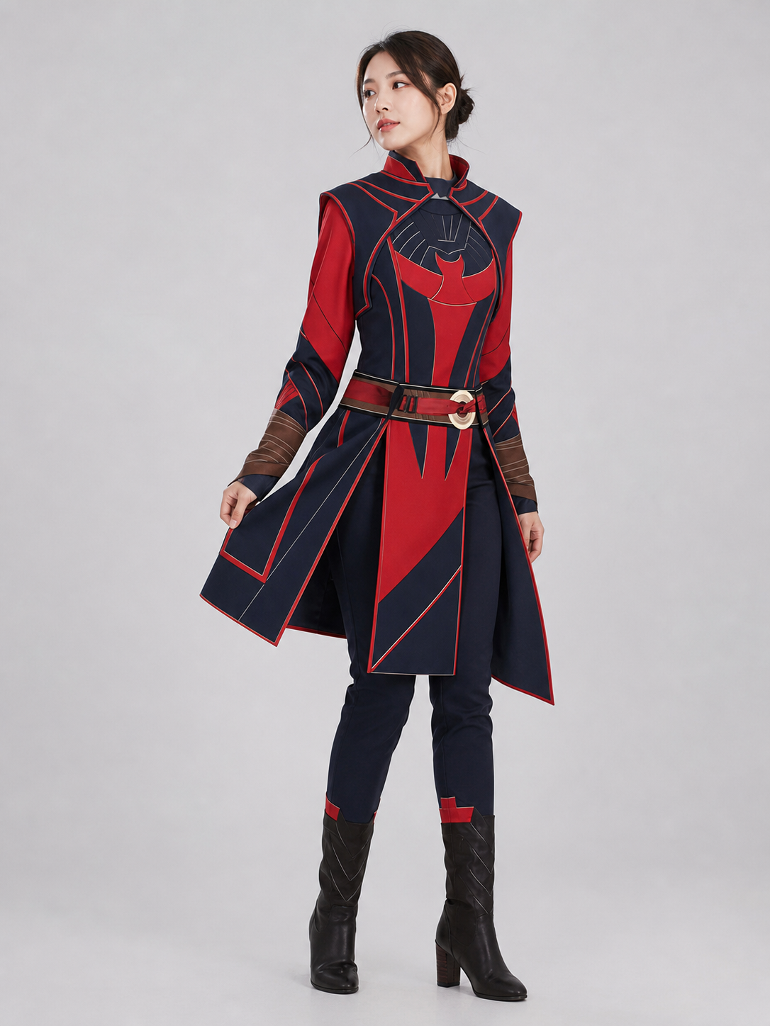 Marvel Superhero Cosplay Costume, Red and Blue