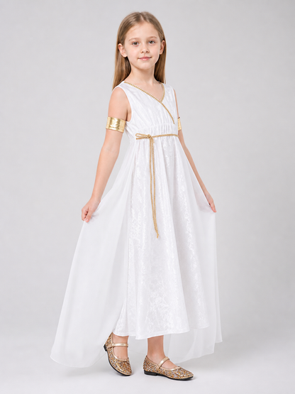Greek-Style Costume Dress with Accessories