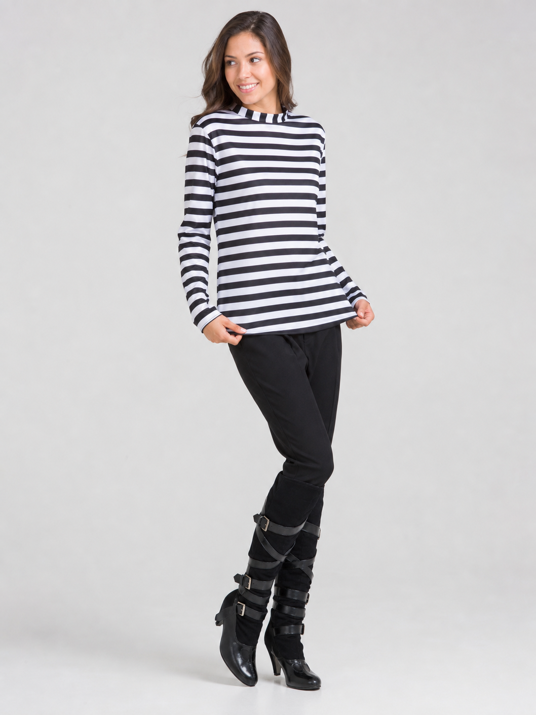 Black-and-White Striped Thief Costume
