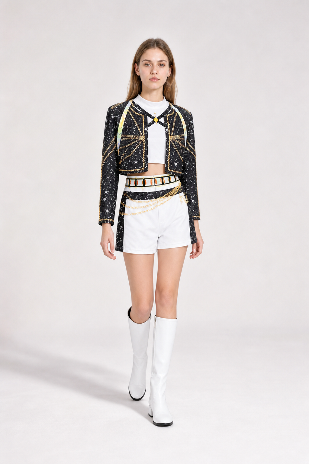 Cosplay Costume with Jacket, Vest, and Shorts Costumes detail 2