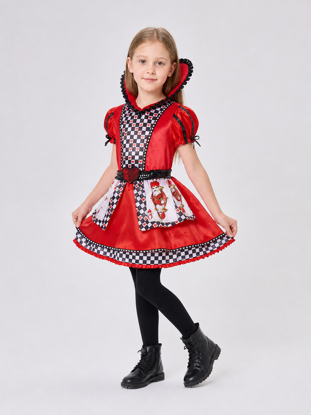 Red Queen Costume with Crown