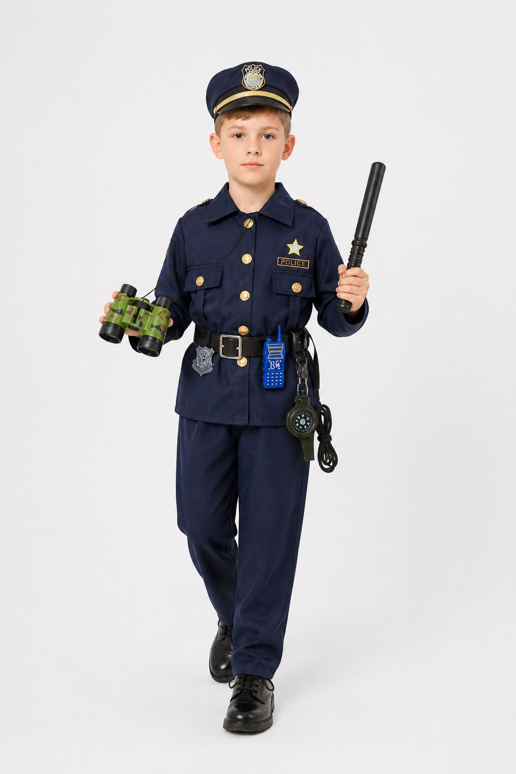 Children's Police Officer Costume with Accessories Costume Accessories detail 2