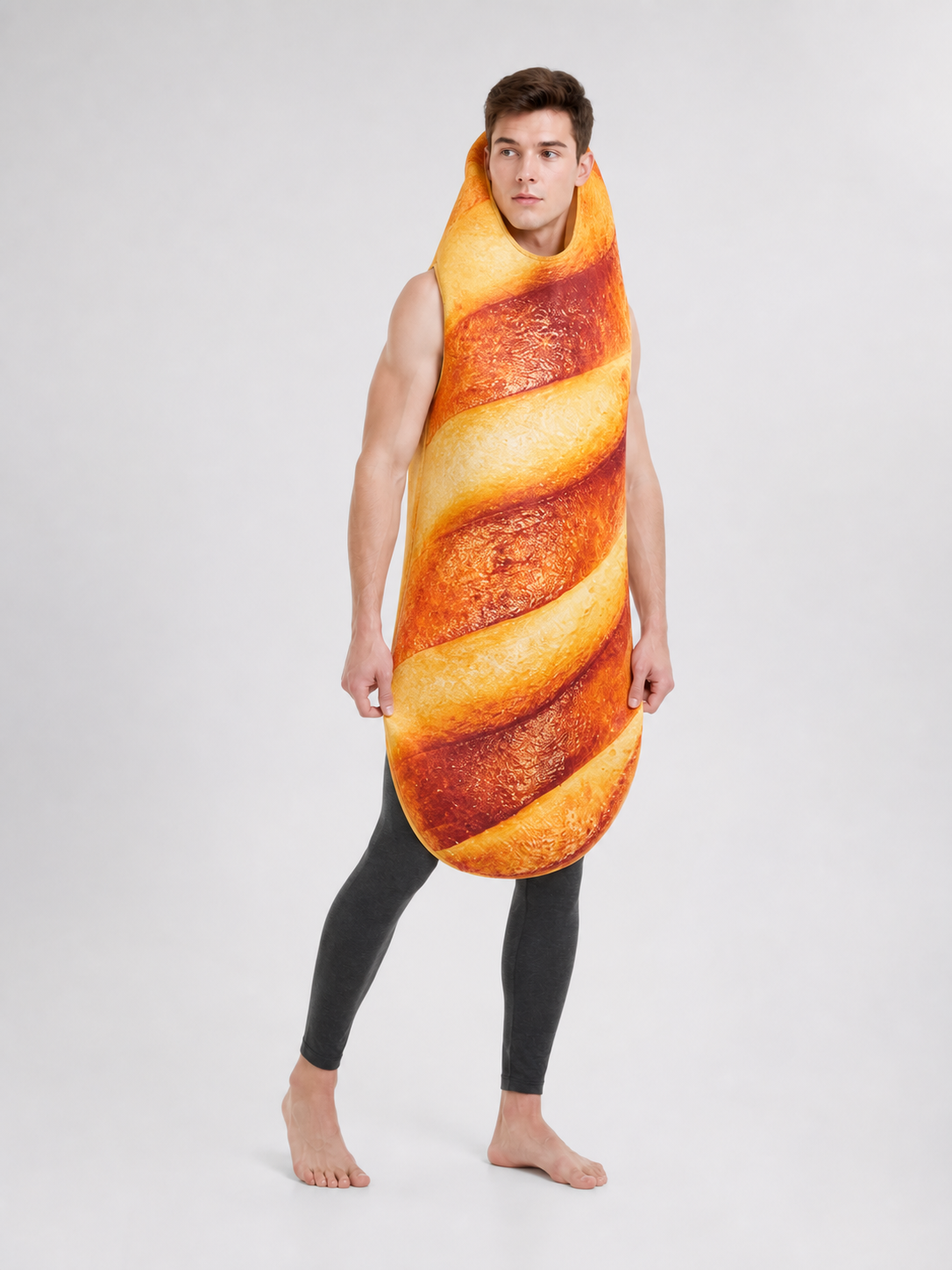 Bread Costume with Hood for Themed Parties
