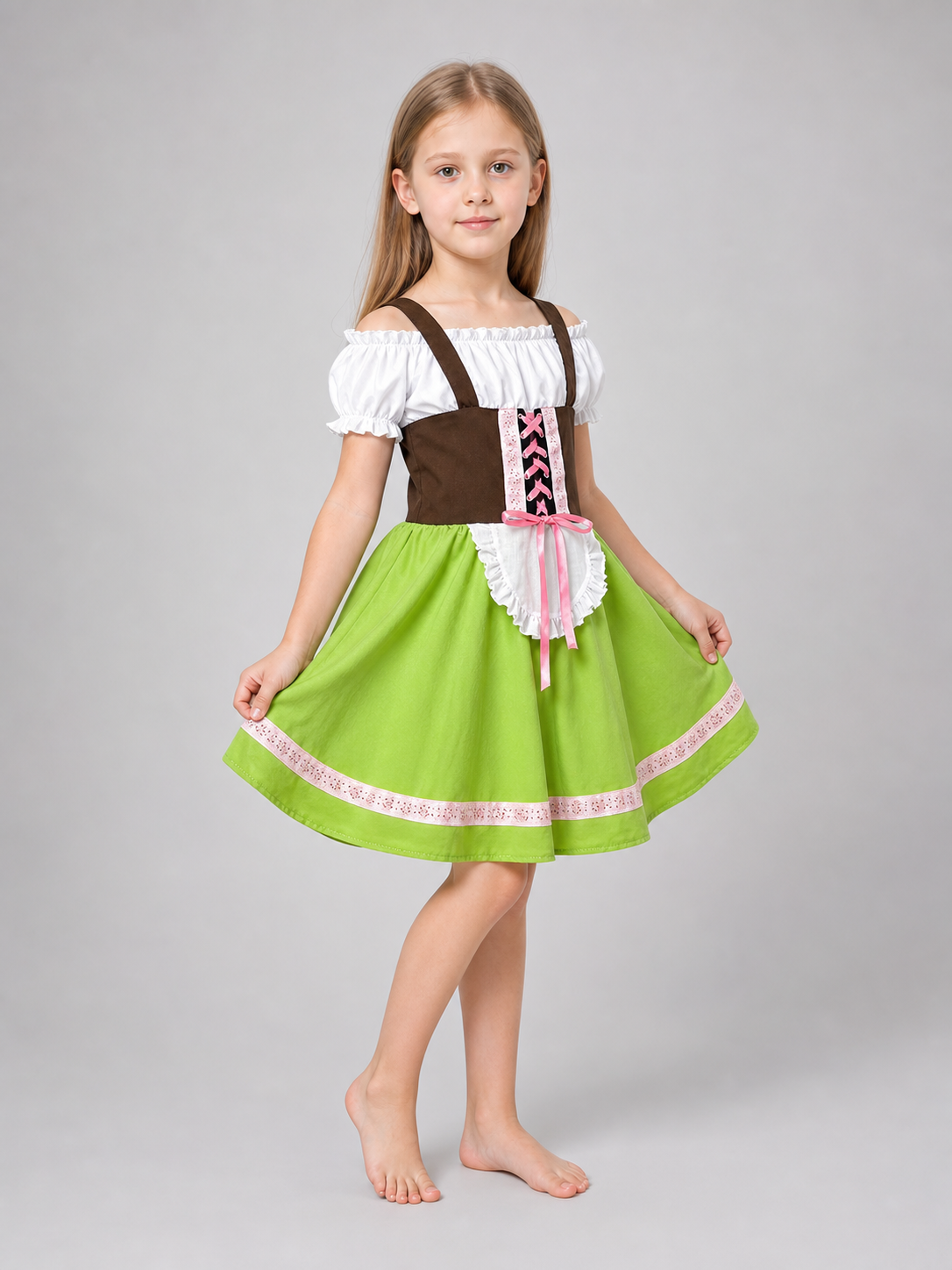 This costume dress is designed for role-playing, costume parties, and themed