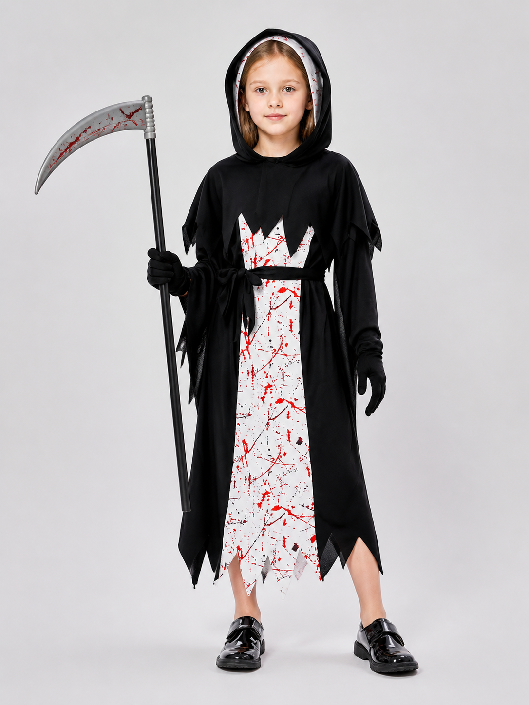 Death Costume for Cosplay: Hood and Scythe Costumes detail 2