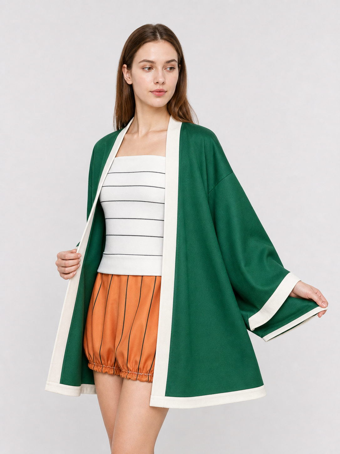 Rock Lee Cosplay Costume, Set with Accessories