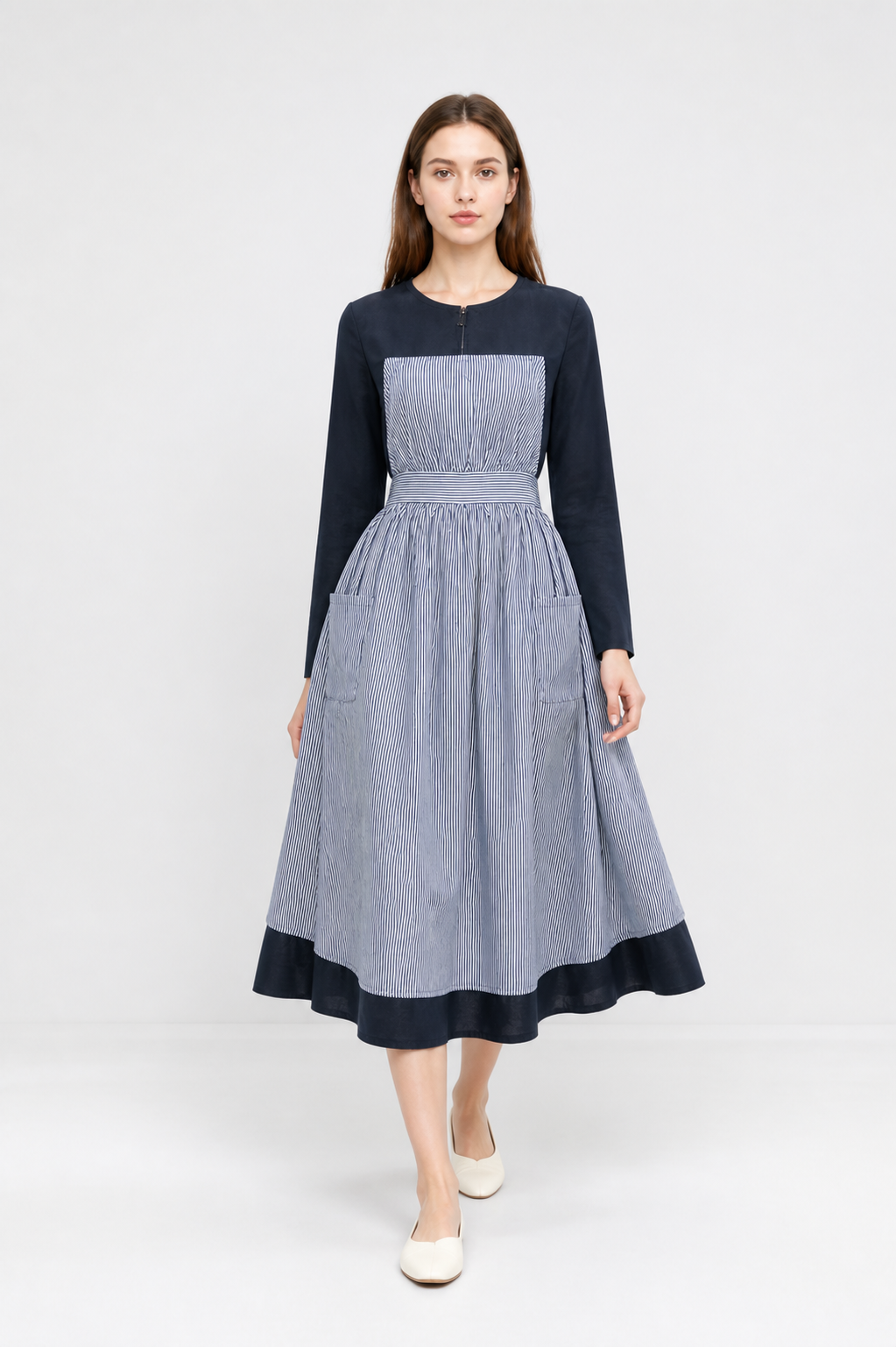 Maria Cosplay Dress, Long Sleeves, High Waist Costume Dresses detail