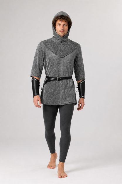 Knight Costume with Hood, Arm Guards, and Belt Costumes detail 2