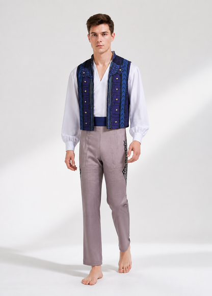 Stage costume with vest, shirt, and pants Costumes detail