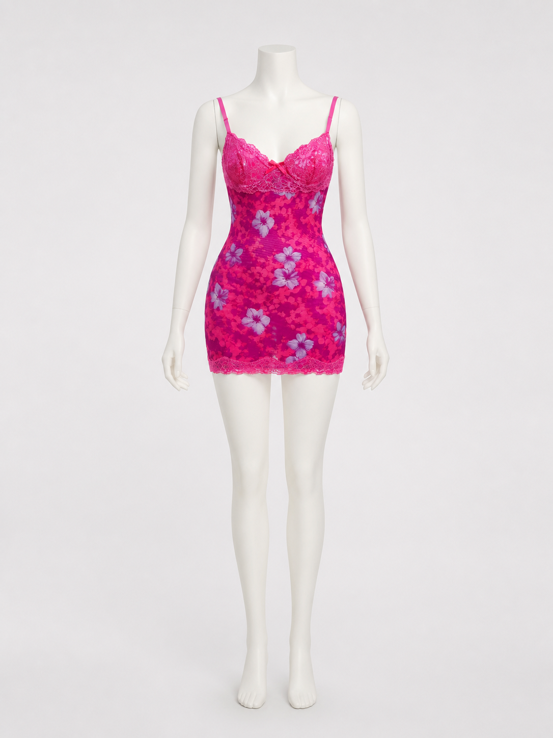 Floral Print Dress with Thin Straps Costume Dresses detail 2