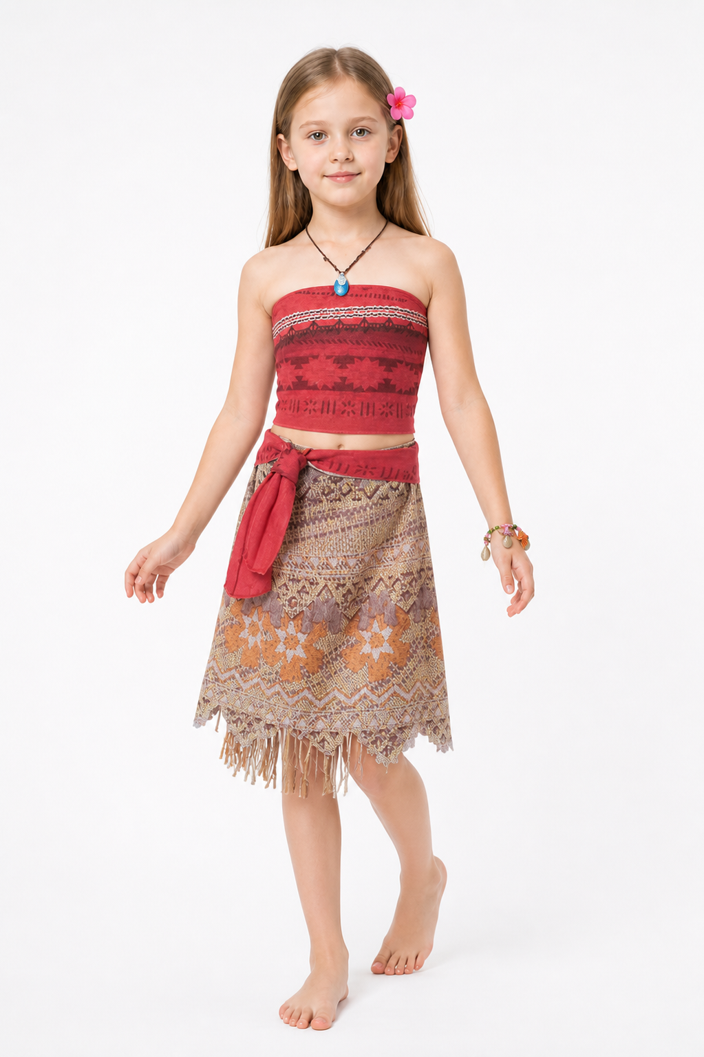 Moana Costume for Kids with Dress and Accessories Costume Dresses detail 2