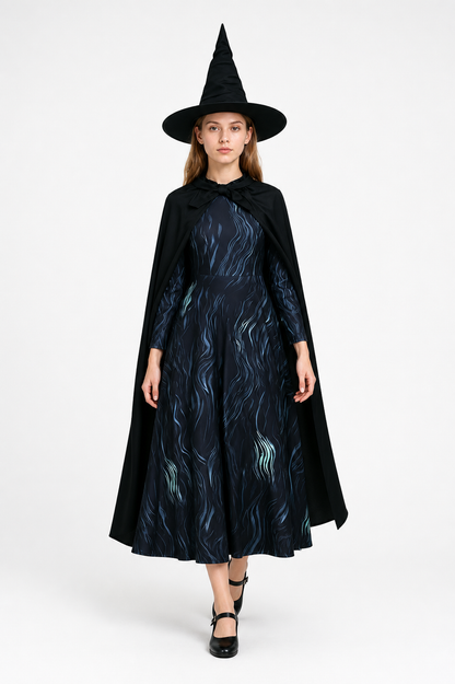 Cosplay Costume with Cape and Pointed Hat Costume Capes detail 2