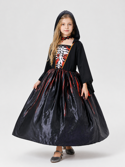 Children's Witch Costume Dress with Bloodstains Costume Dresses detail 2