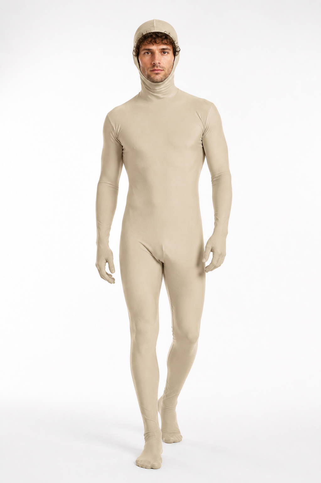 Hooded Zentai Bodysuit with Open Face product detail 2