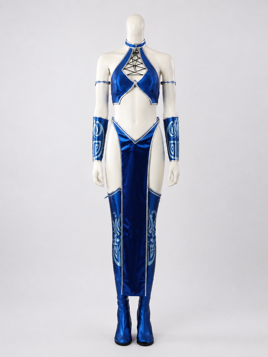 Mortal Kombat Cosplay Costume: Top, Shorts, Bracers Costumes detail 2