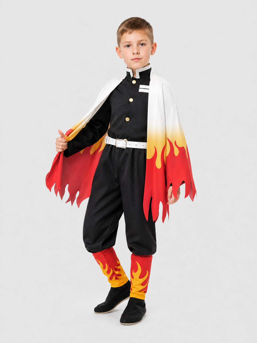 Separate Anime Cosplay Costume with Flame Details Costumes detail 2