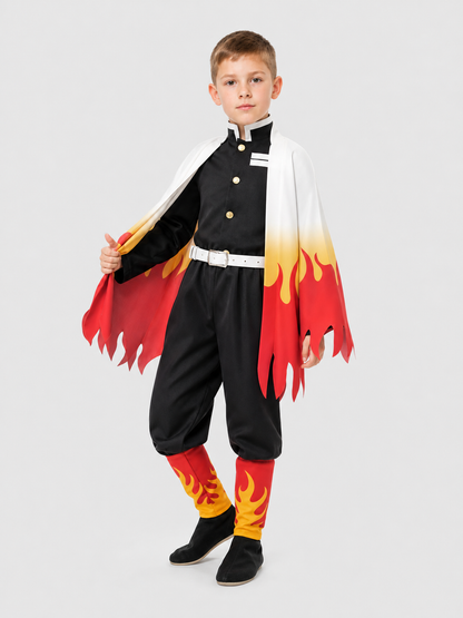 Separate Anime Cosplay Costume with Flame Details Costumes detail 2