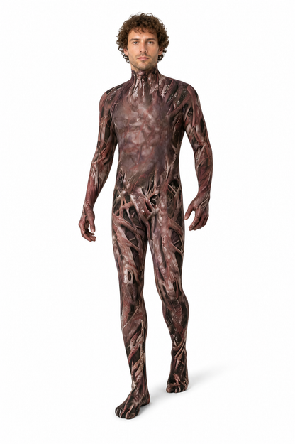 Halloween zombie costume with mask and claws Costume Masks detail