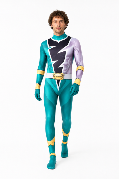 Cosplay Hooded Jumpsuit Costume with Mask