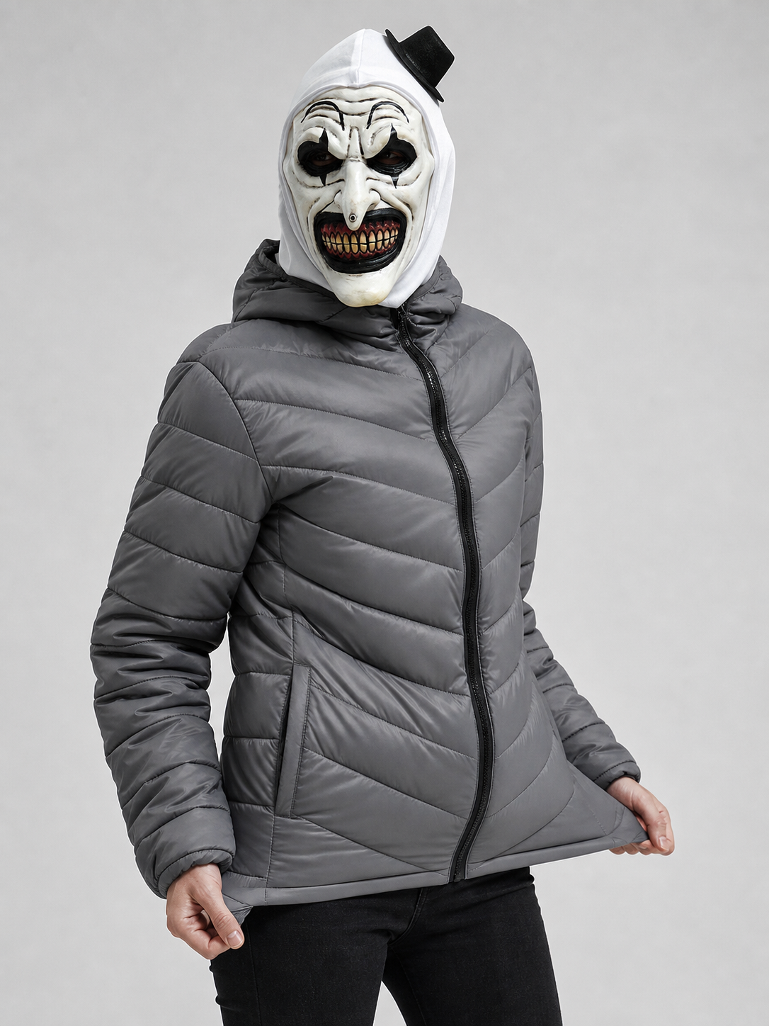 Hooded mask for horror cosplay and Halloween