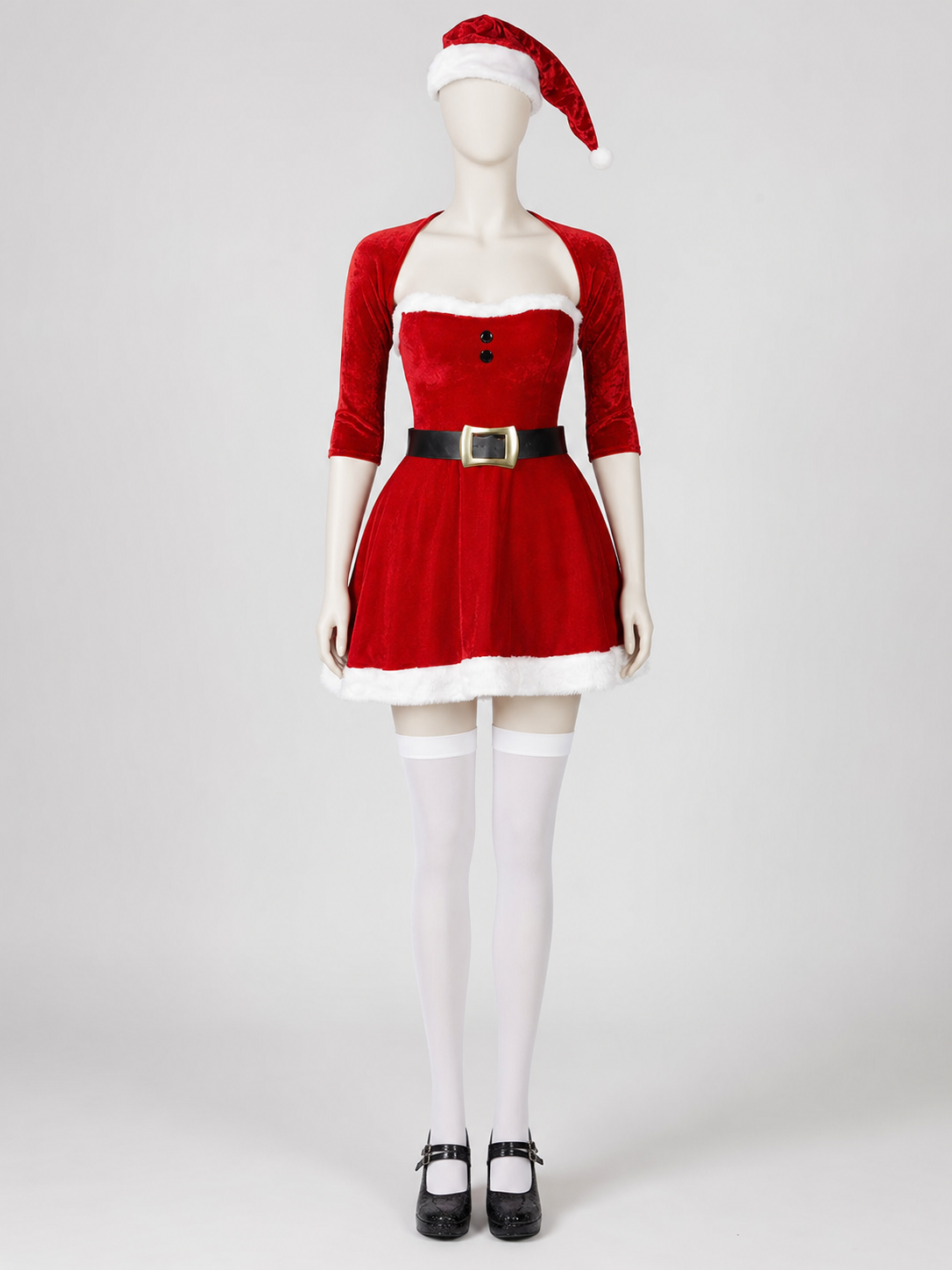 Christmas Costume: Red Dress with Belt