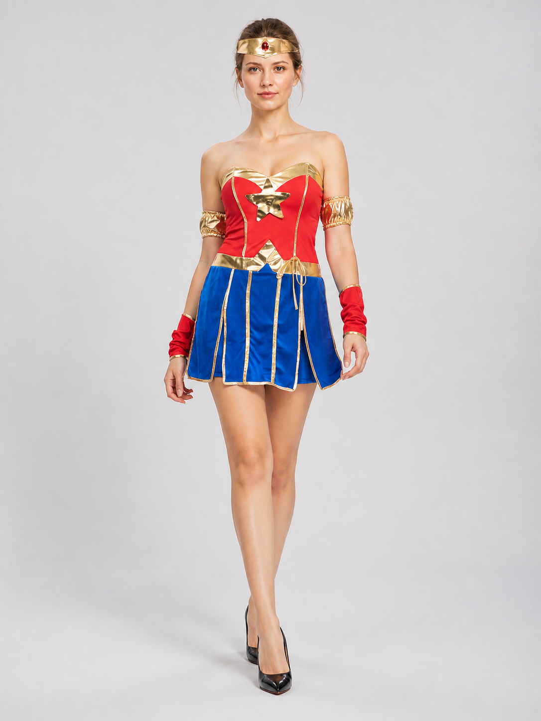 Wonder Woman Halloween Costume, M-XXL Costumes detail