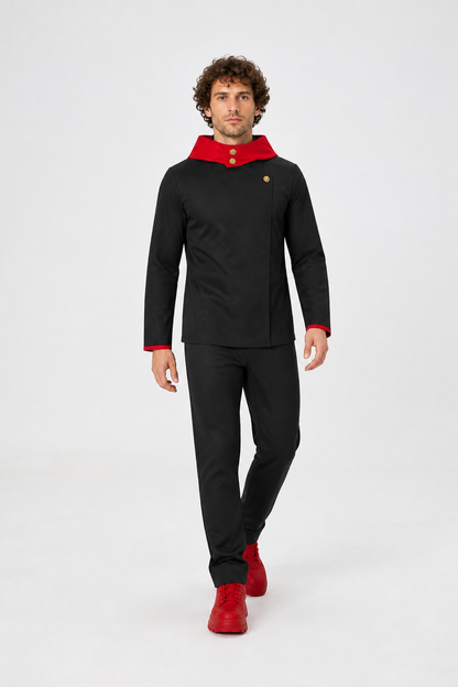 Anime Cosplay Costume with Top and Pants Costumes detail 2