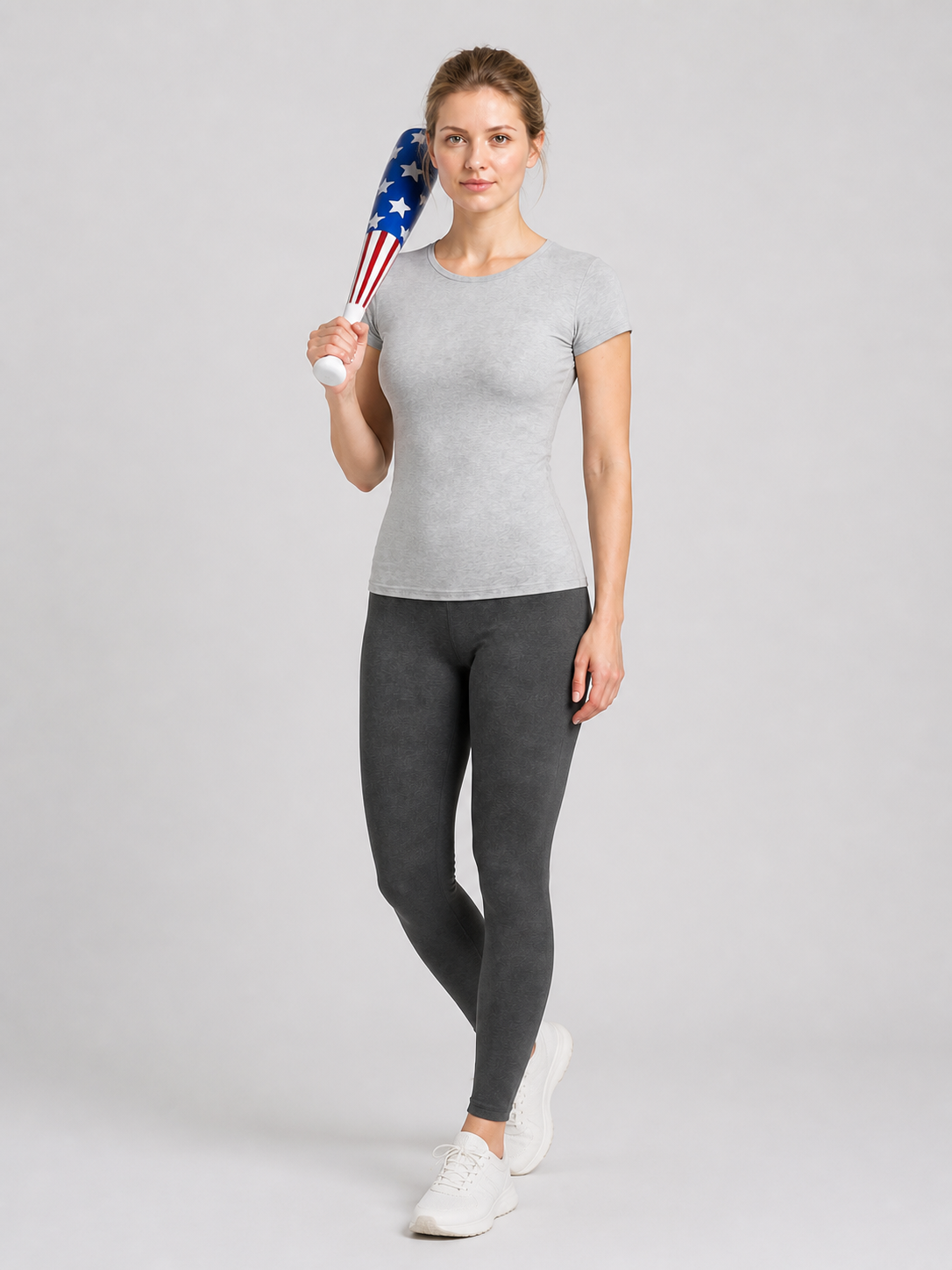 Inflatable Baseball Bat in U.S. Flag Style