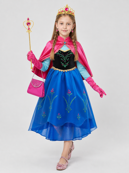 Children's princess costume with cape and accessories Costume Capes detail 2