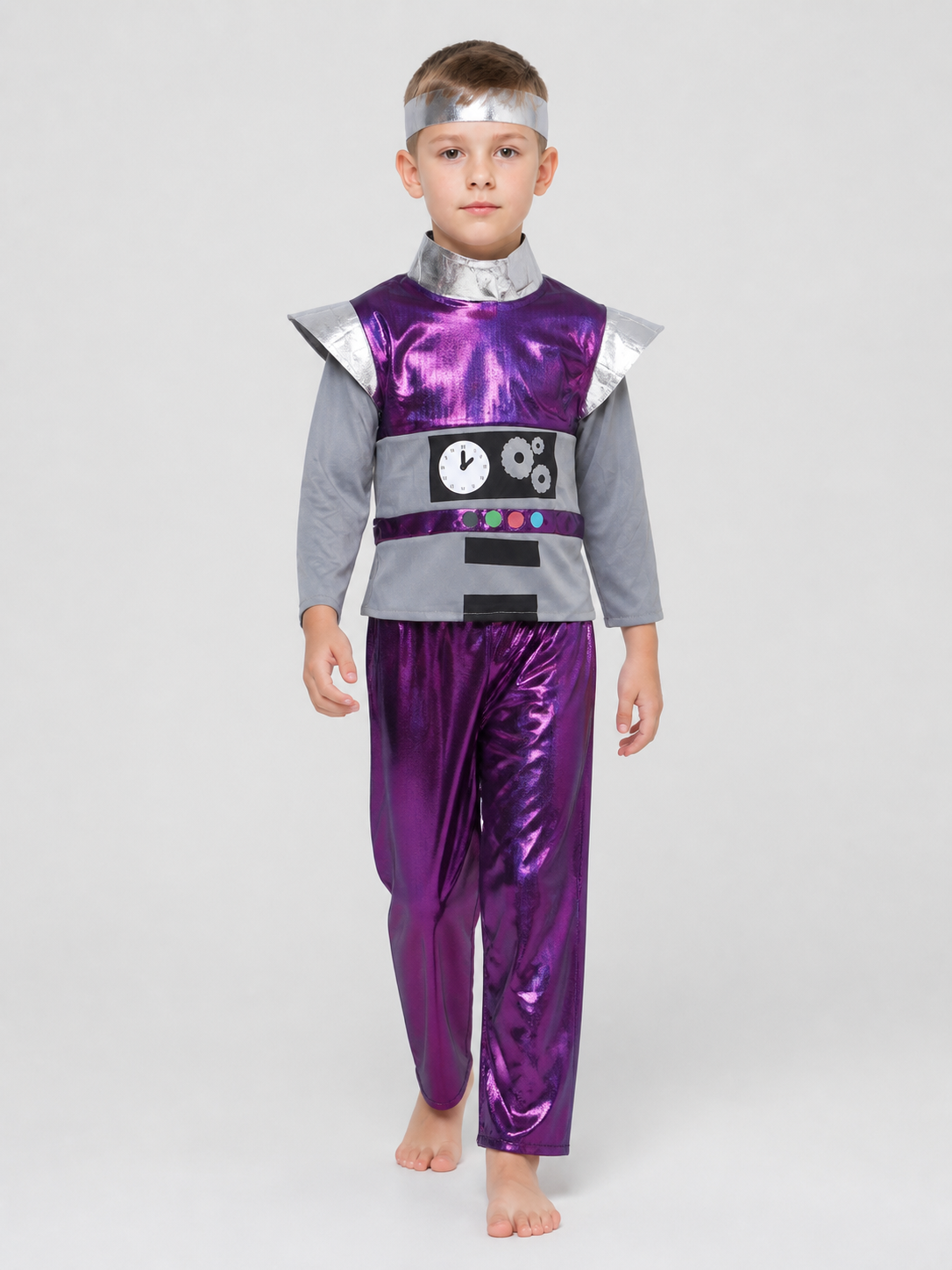 Purple Alien Robot Costume, Jumpsuit Costumes detail 2