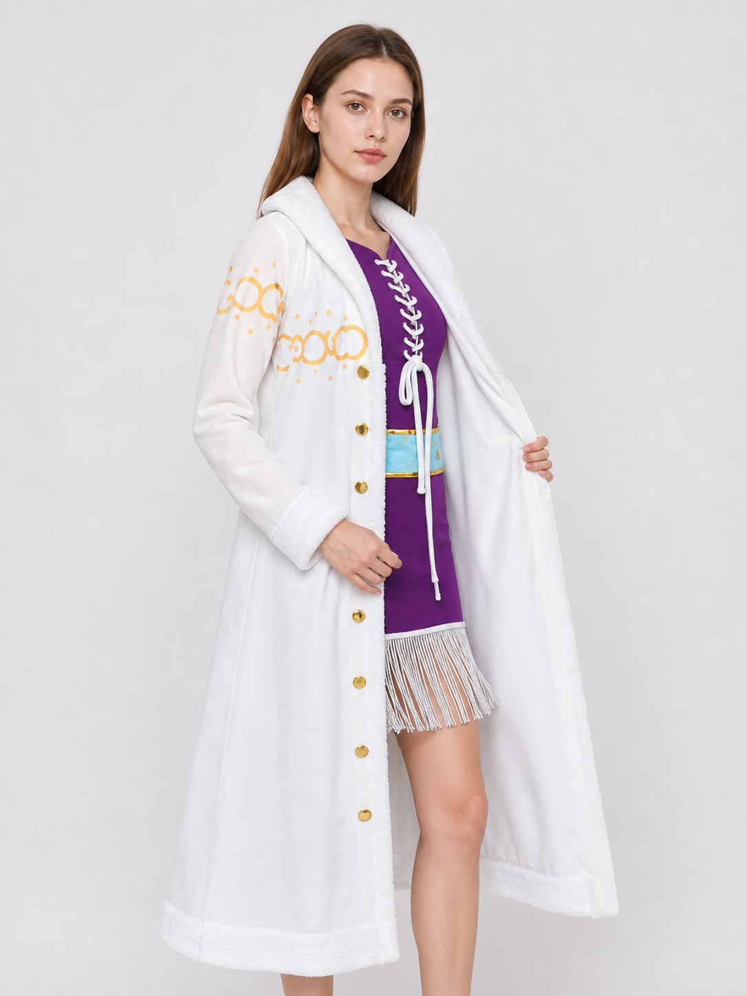 White long coat for Star Wars cosplay