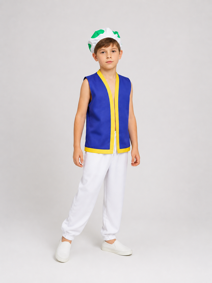 Rosalina Cosplay Costume: Top, Pants, and Hat Costume Headwear detail 2