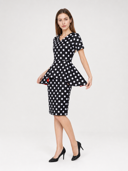 Coraline’s Mother Costume: Polka-Dot Dress