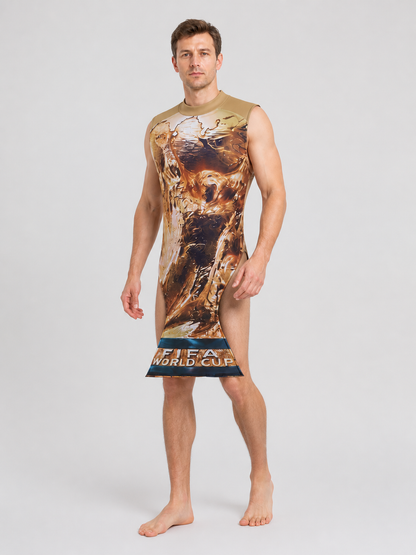 World Cup Trophy Carnival Jumpsuit Costumes detail 2