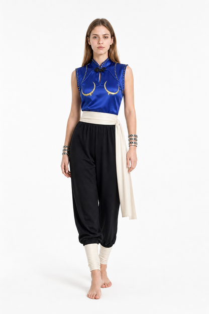 Chun-Li Cosplay Costume, Accessory Set Costume Accessories detail 2