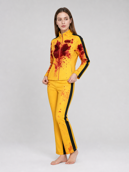 Yellow Kill Bill Cosplay Costume Set