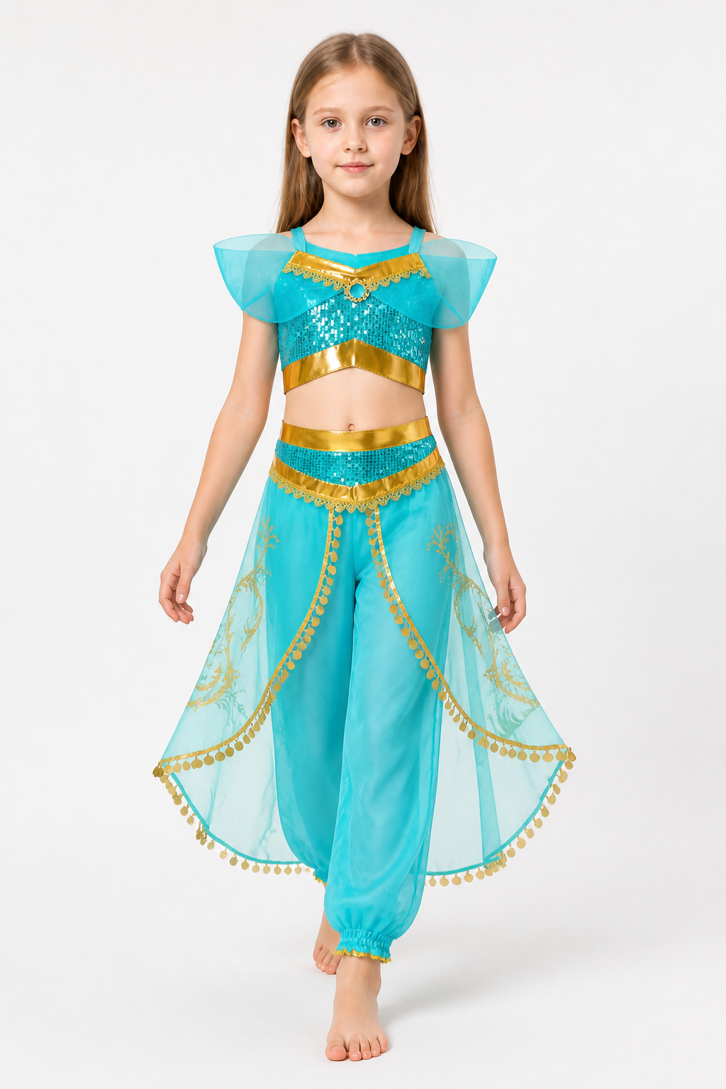 Sparkly Princess Costume with Sequins and Tulle Costumes detail 2