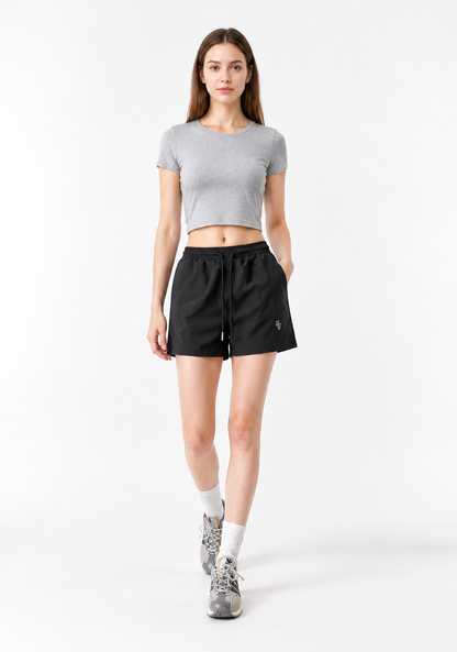 Relaxed-Fit Drawstring Shorts with an Elastic Waist product detail 2